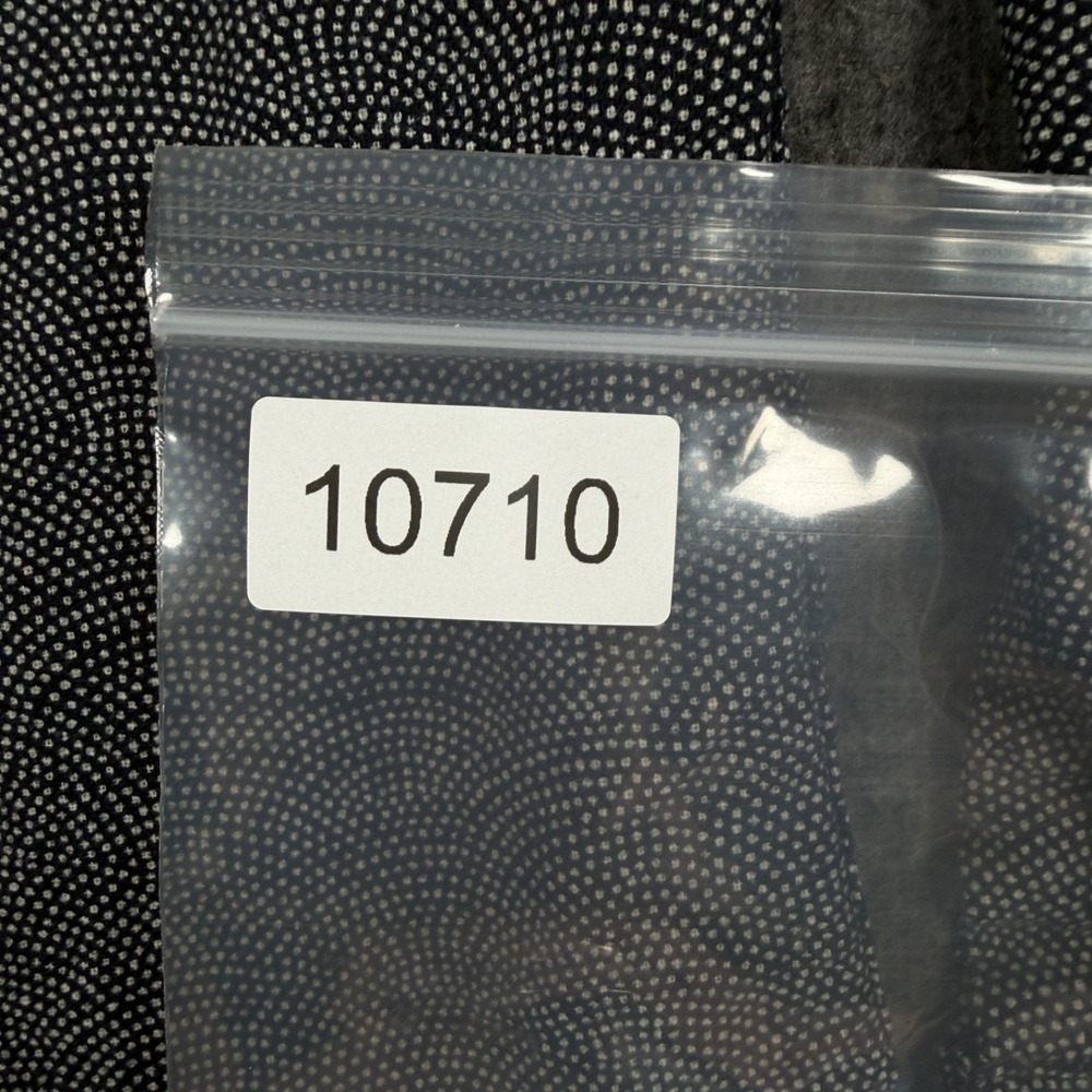 Naked & Famous Shirt Mens Large Black White Dots Woven Japanese Cotton Button Up - Picture 12 of 12